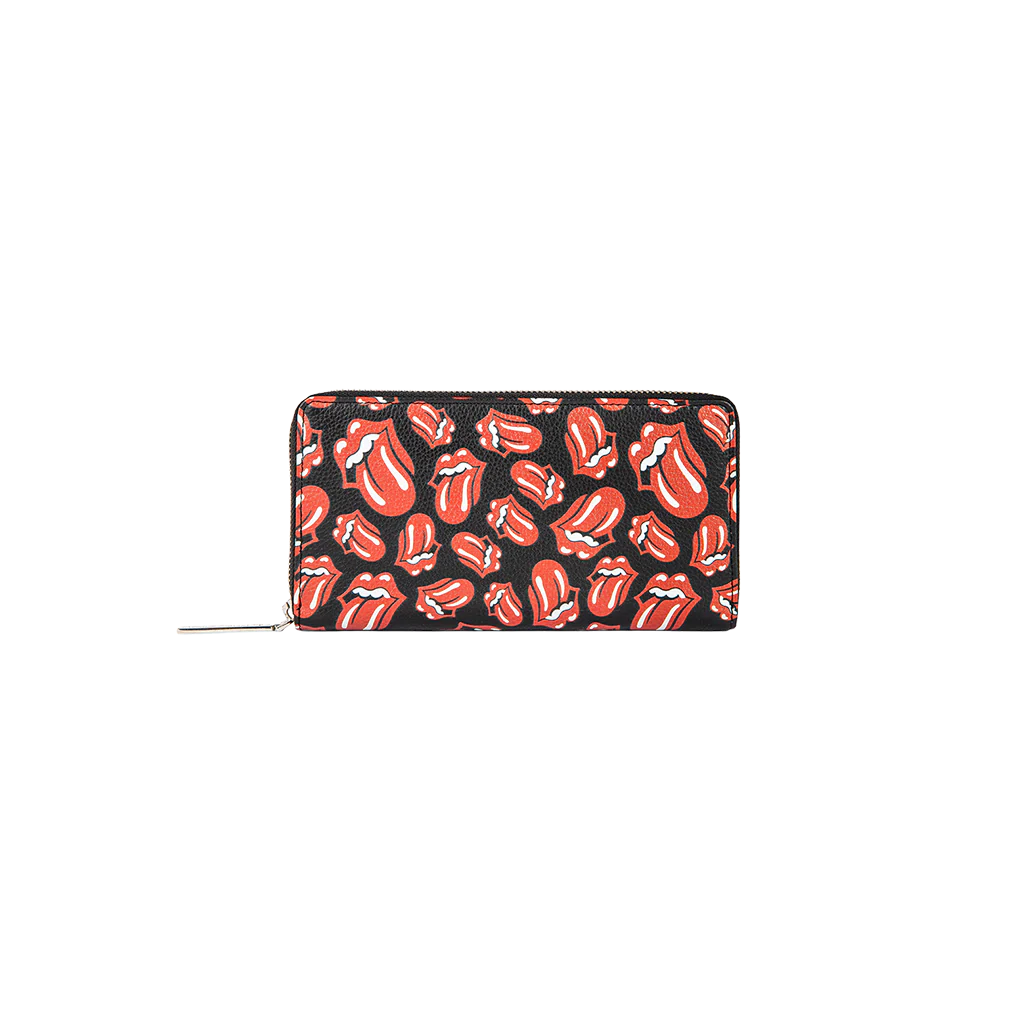 The Rolling Stones x Bugatti All-Over Ladies Zip-Around Wallet - Image 2