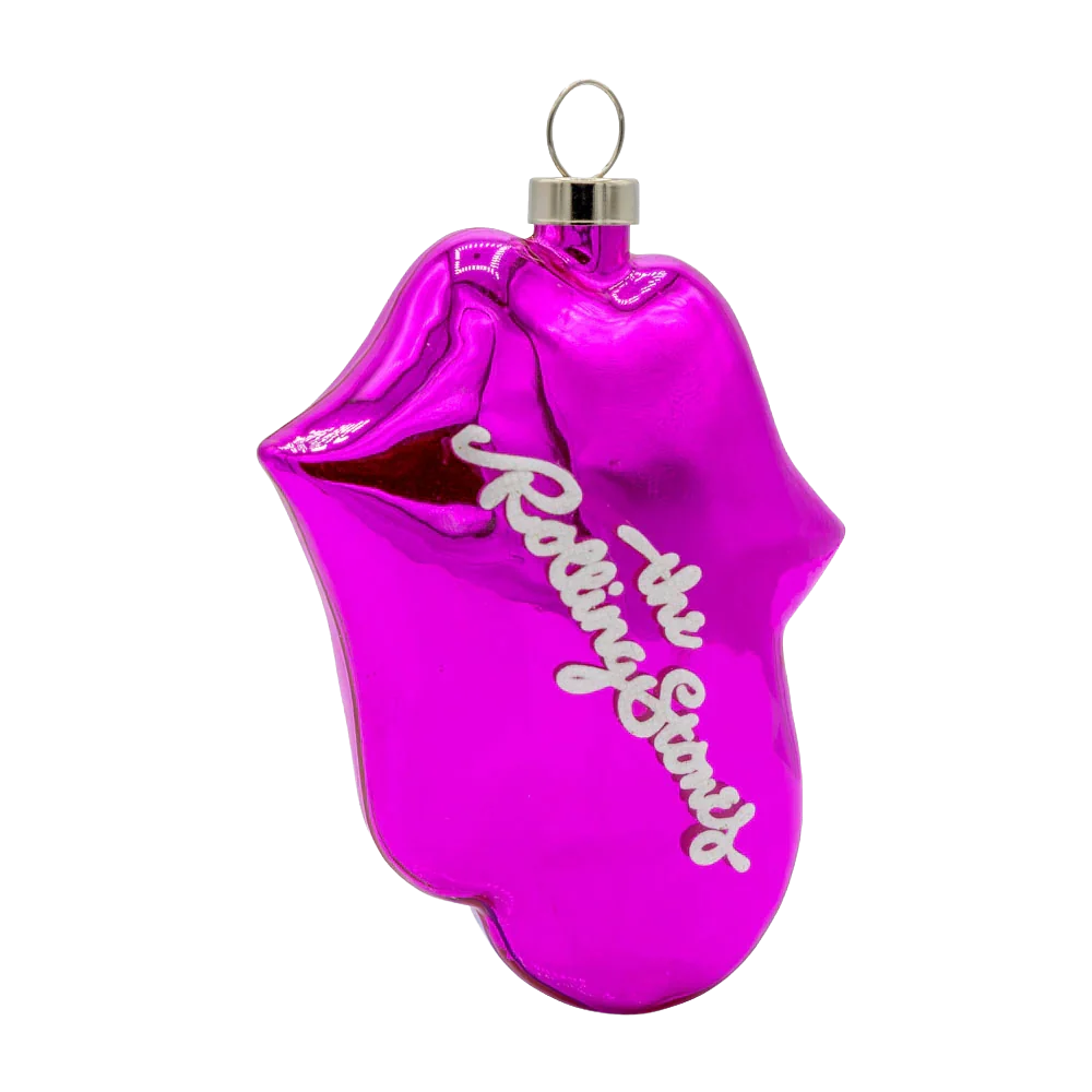 The Rolling Stones x Kat + Annie Pink Tongue Ornament - Image 4
