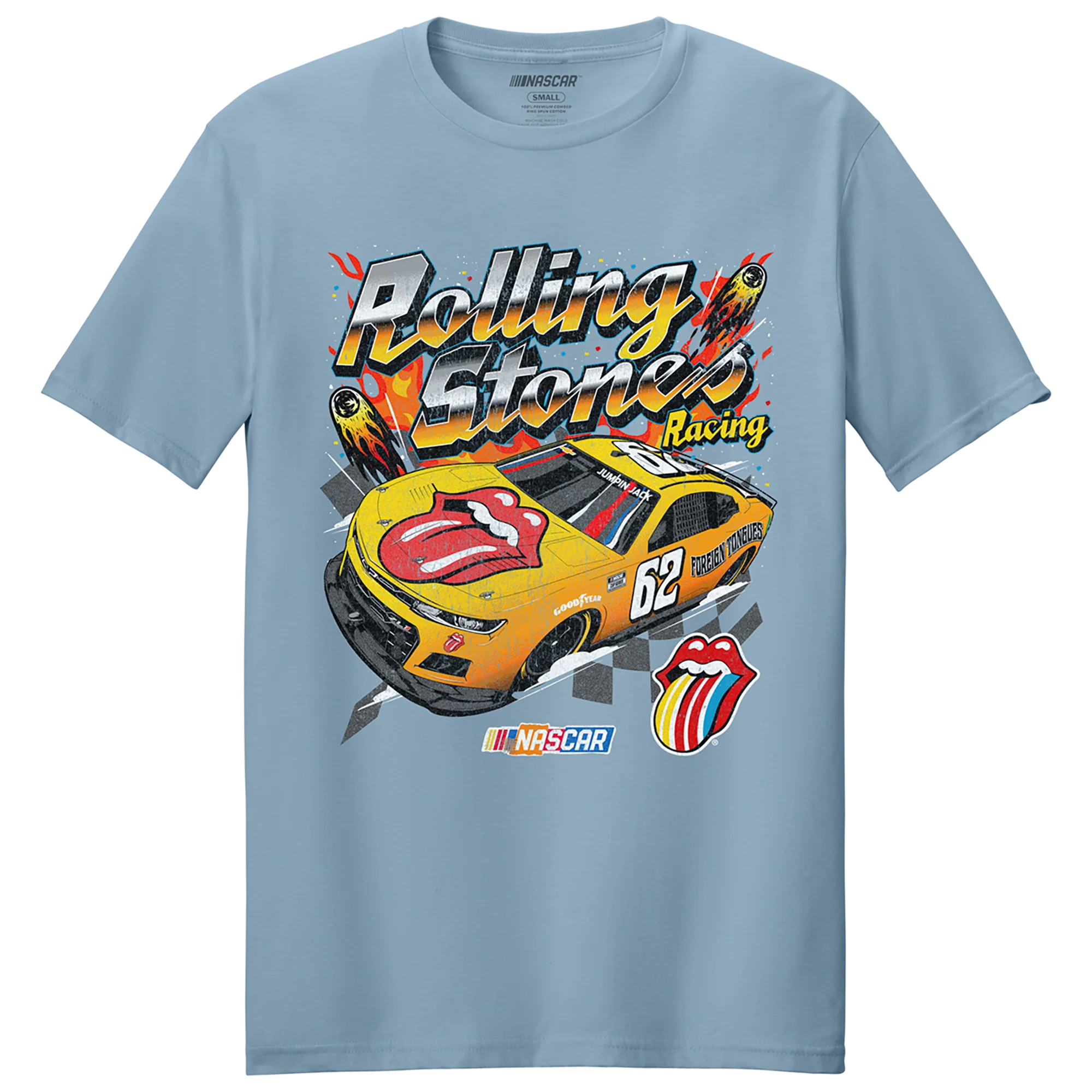 The Rolling Stones X NASCAR Car Tongue T-Shirt