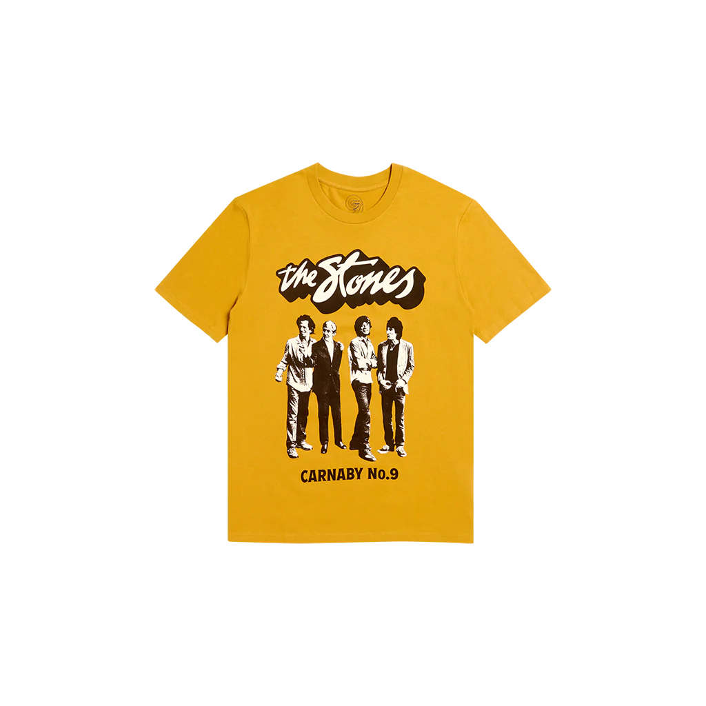 The Stones Band Figures Mustard T-Shirt