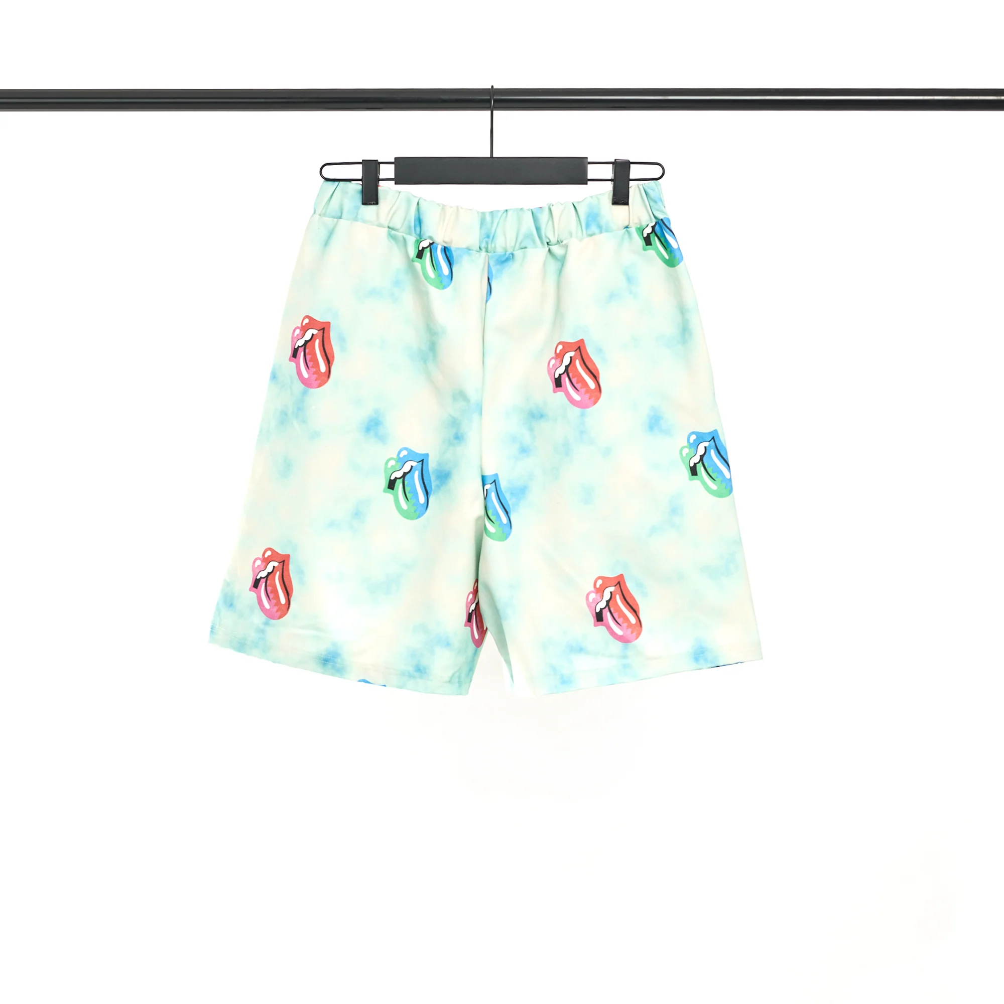 Tongue Print Tropical Shorts - Image 2