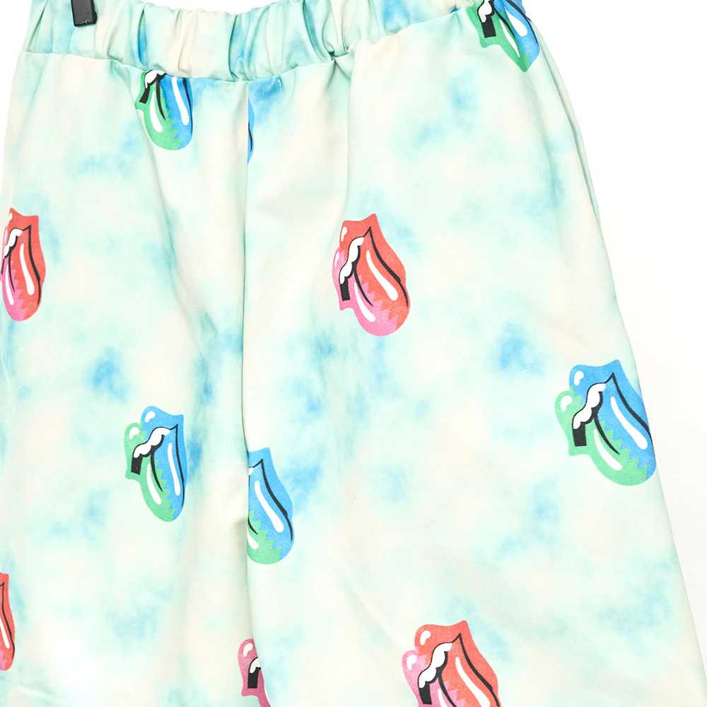 Tongue Print Tropical Shorts - Image 3