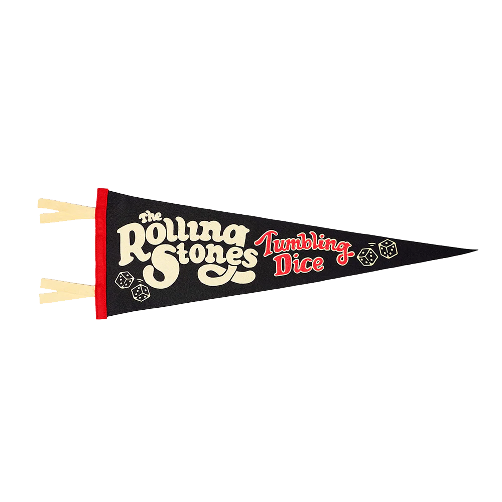 Tumbling Dice Pennant (Black)