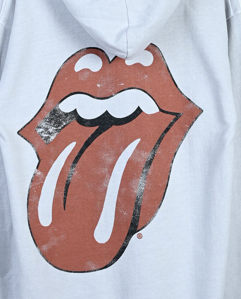 Varsity Print White Hoodie - Image 2