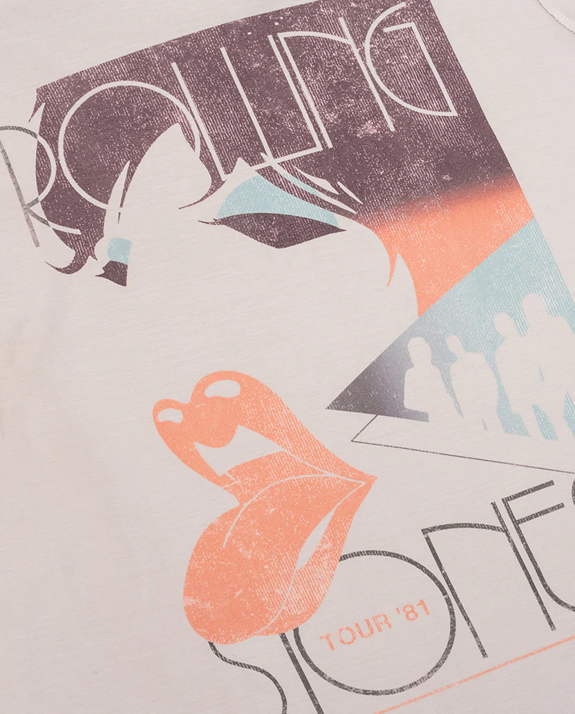 Vintage '81 Tour Cuffed Sleeve T-Shirt - Image 2