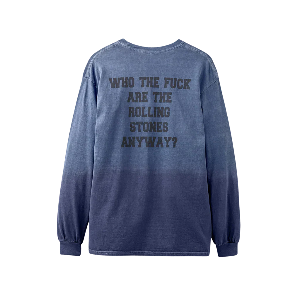 Who The F Dip Dye Longsleeve Shirt - Image 2