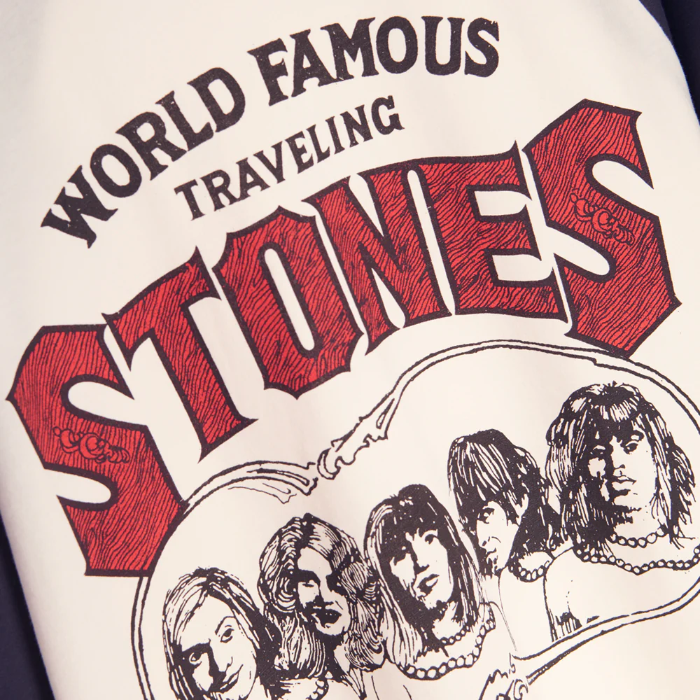 World Famous Print Raglan Longsleeve Shirt - Image 2
