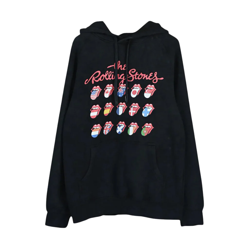 World Flags Tongue Hoodie